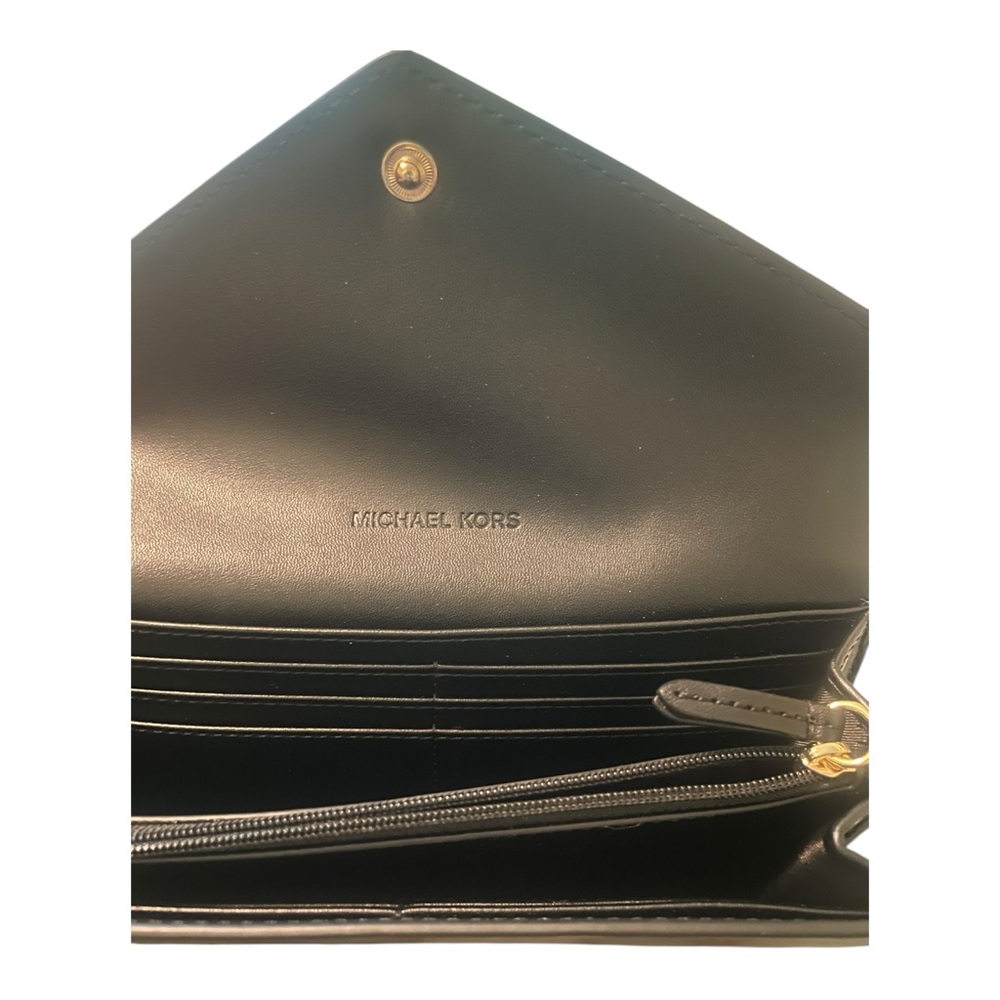 New Michael Kors Black Jet Set Wallet - Picture 3 of 9